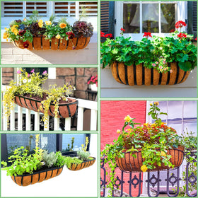 LCHUANG liner used in decorative fence baskets outdoors