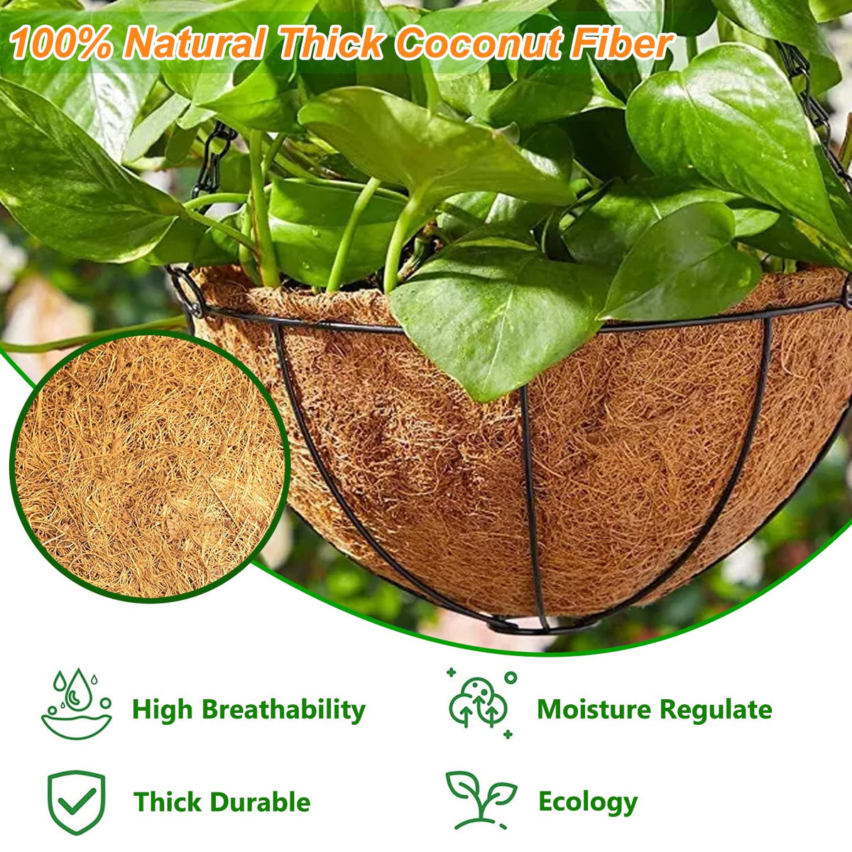 LCHUANG hanging-basket-installation demonstrates secure fit and neat presentation.