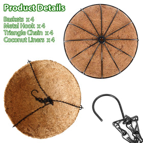 LCHUANG coconut fiber liner balances moisture and airflow for healthier roots.