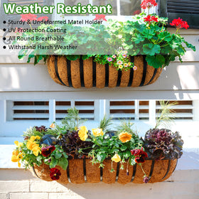 LCHUANG coconut liner balances moisture and aeration for plants.