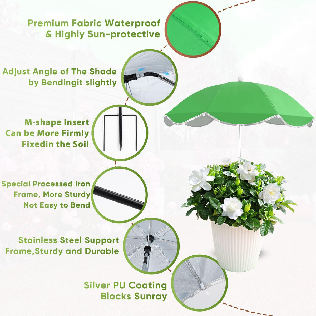 LCHUANG fade-resistant fabric resists sun fade for enduring shade.