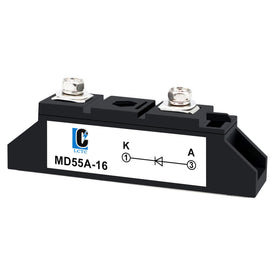 LCLCTC MD55A-16 anti-reverse diode body shows robust housing for backfeed protection.