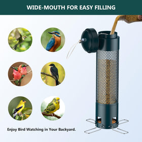 LCSEVEN easy-fill lid simplifies refilling seeds.