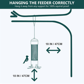 LCSEVEN four-perch design provides space for multiple bird species.