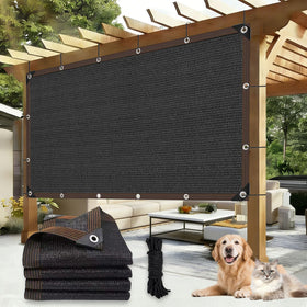 LCYFBE 90% shade cloth over garden bed reduces sun heat for comfort