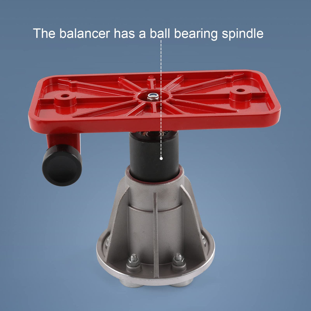 LDMINDA red blade balancer ships with mounting and warranty.