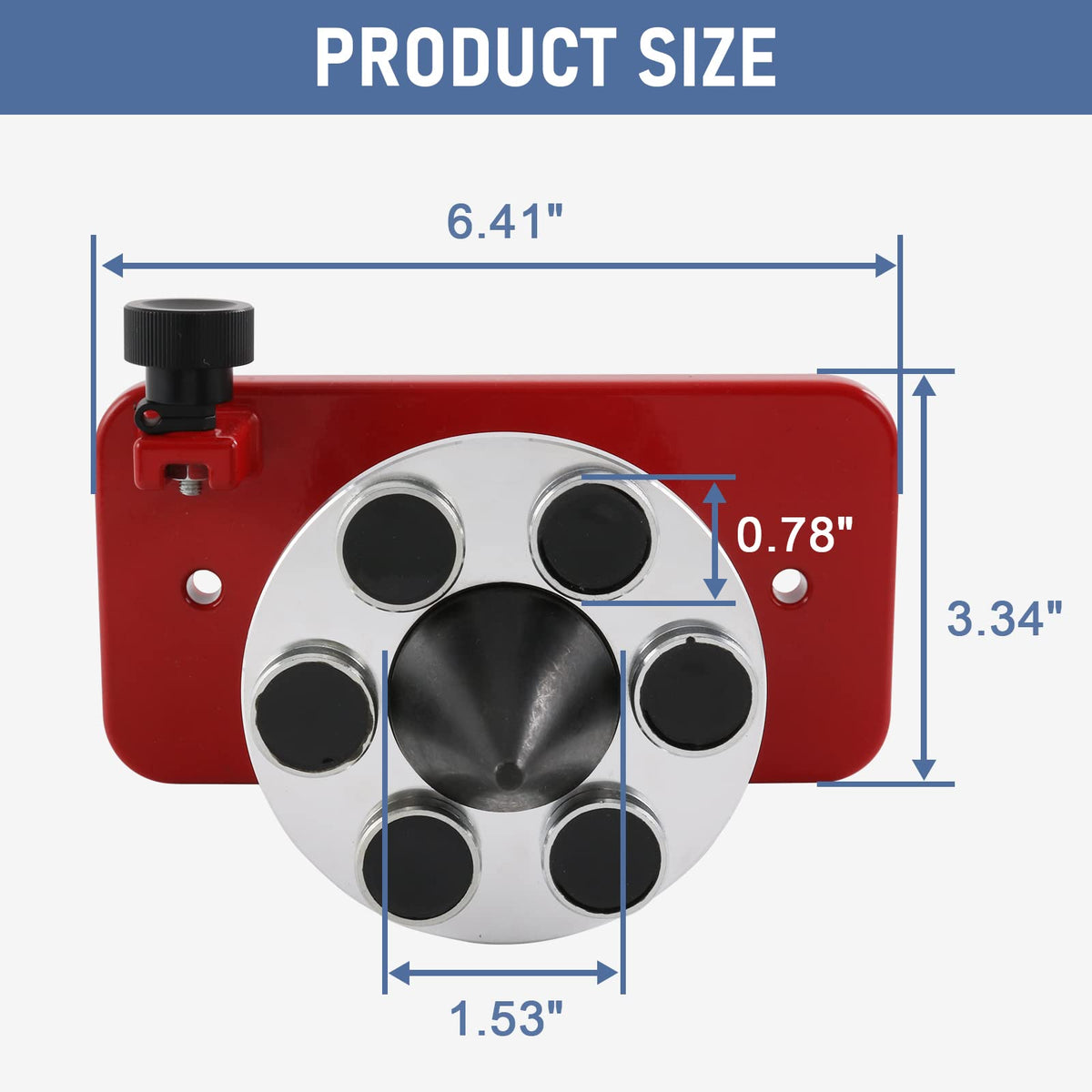 LDMINDA wall mount for convenient blade storage and checks.