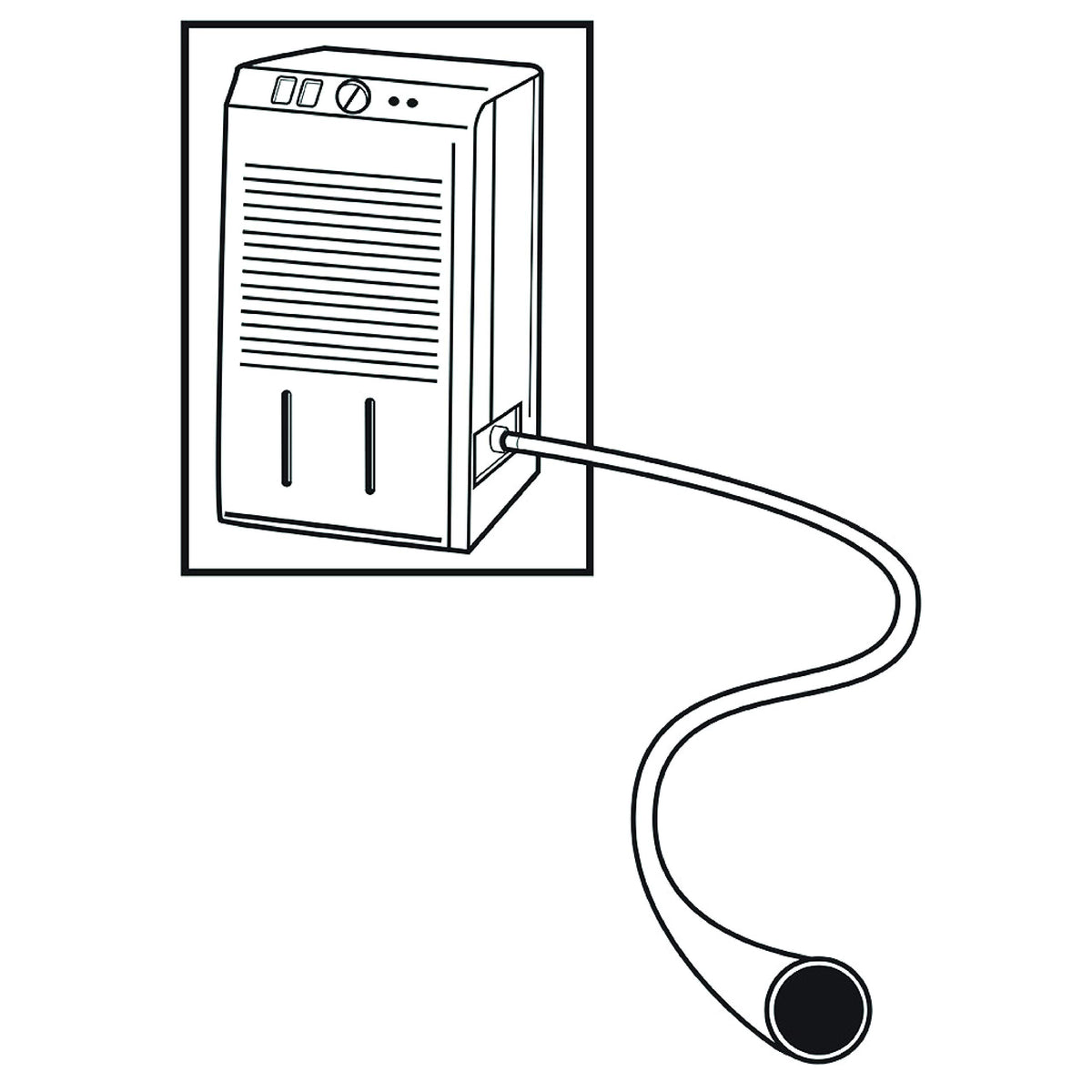 LDR Industries 504-1300 compact hose stores neatly in small spaces.
