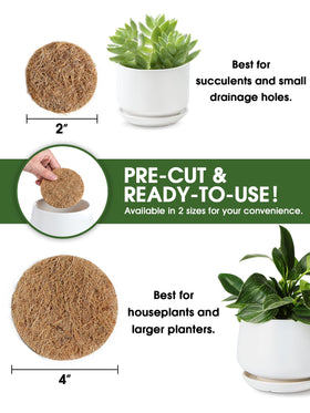 LE TAUCI bonsai mesh drainage screen protects soil during repotting