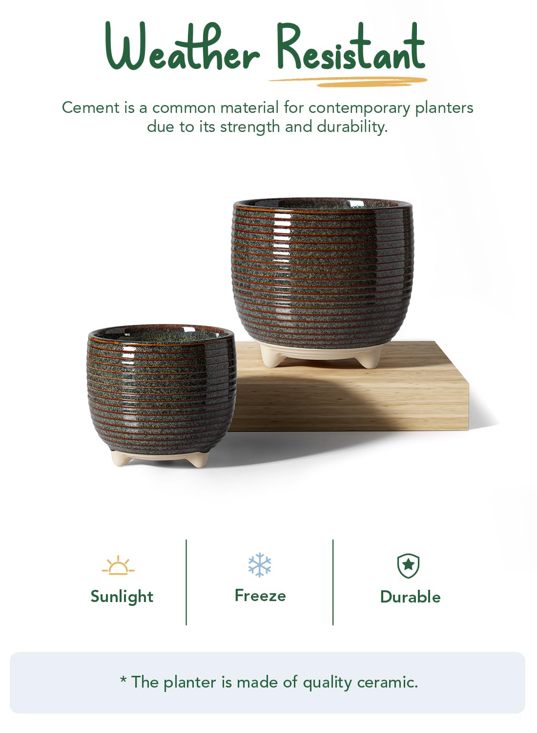 LE TAUCI silicone plug and drainage net included for moisture control.