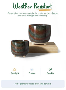 LE TAUCI silicone plug and drainage net included for moisture control.