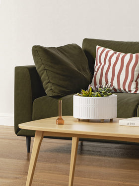LE TAUCI removable drainage plug offers flexible drainage options.