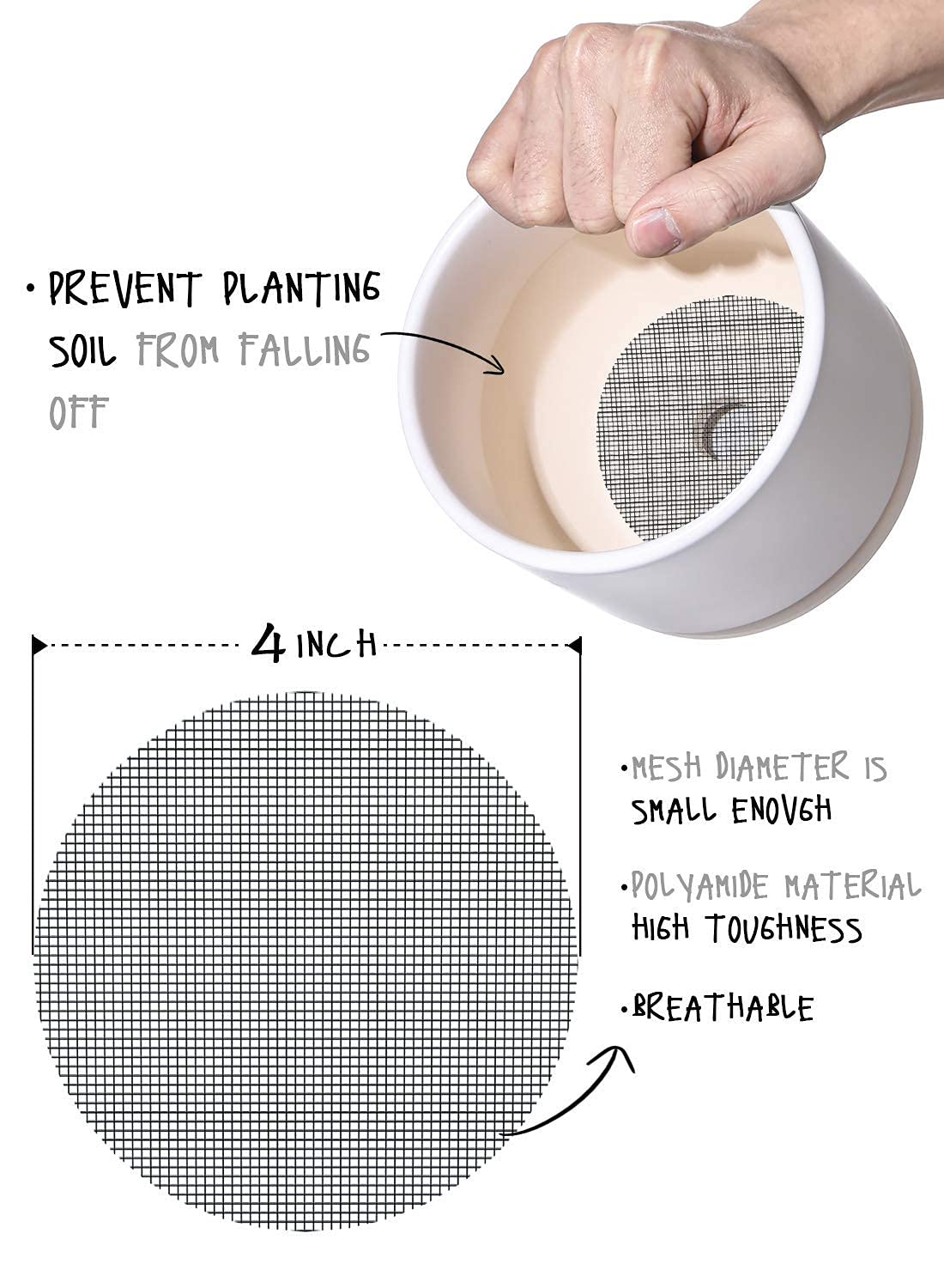 LE TAUCI reusable pot mesh pad supports long-term pot maintenance.