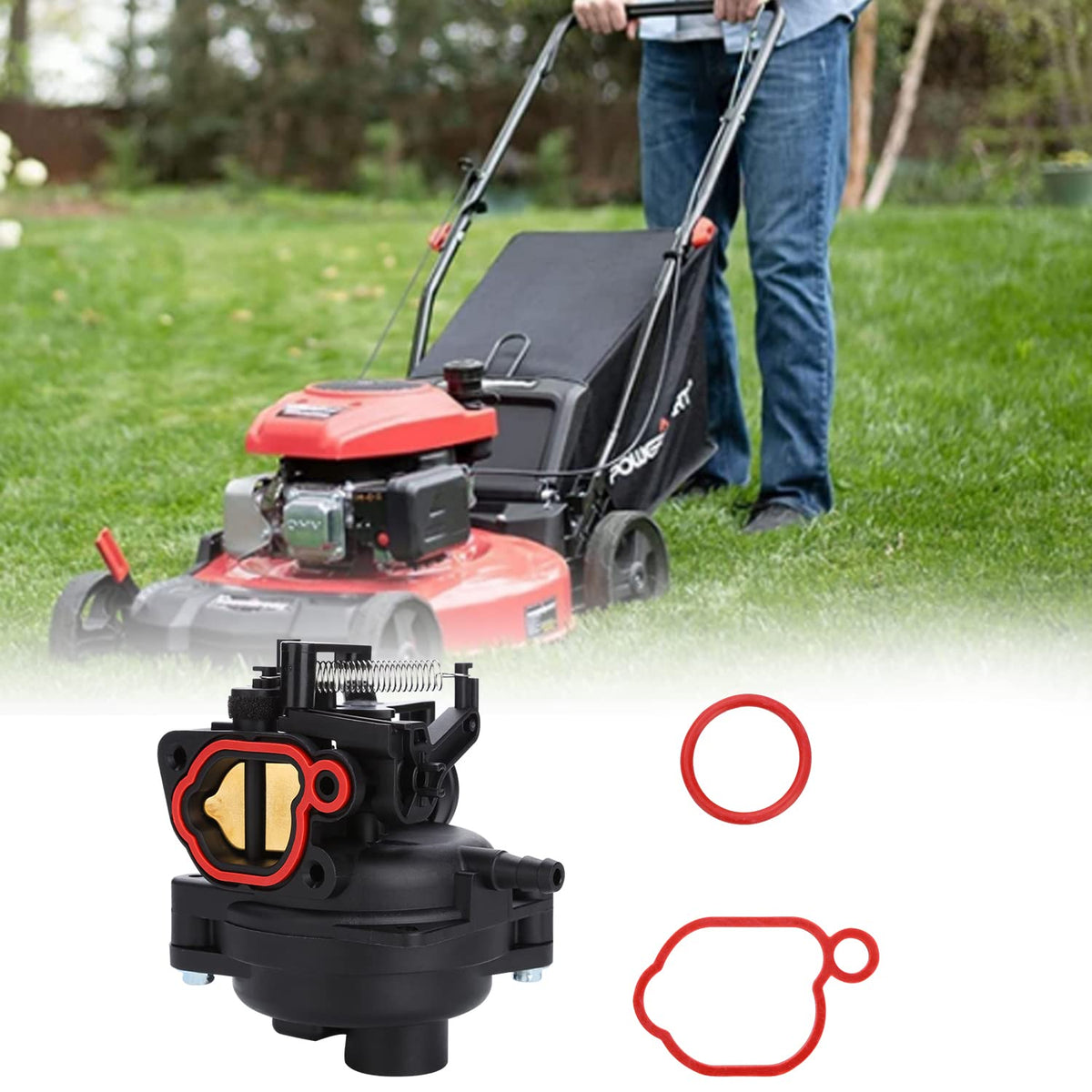 LEADRISE 799584 carburetor compatible with multiple mower models for versatile maintenance