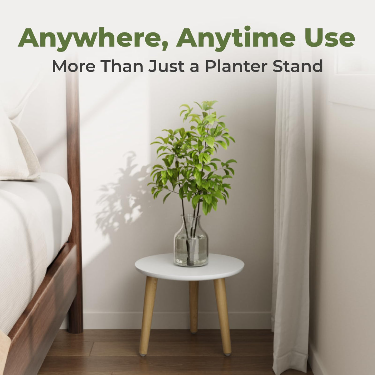 Leafandlull base featuring silicone pads protecting floors