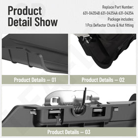 Leaflex 631-04354C chute detail focuses on durable joints and hardware.