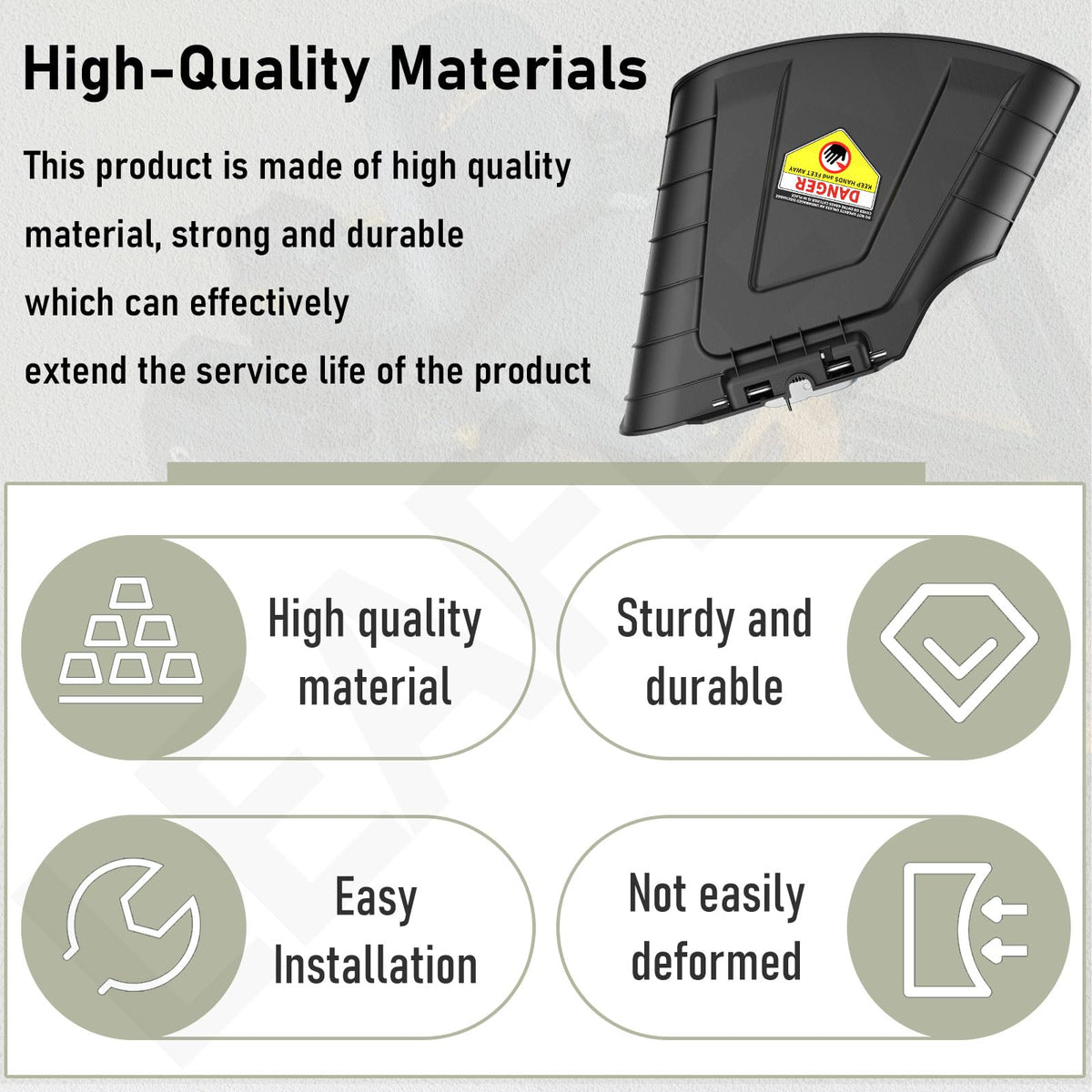 Leaflex chute assembly durable material image suggests extended service life.