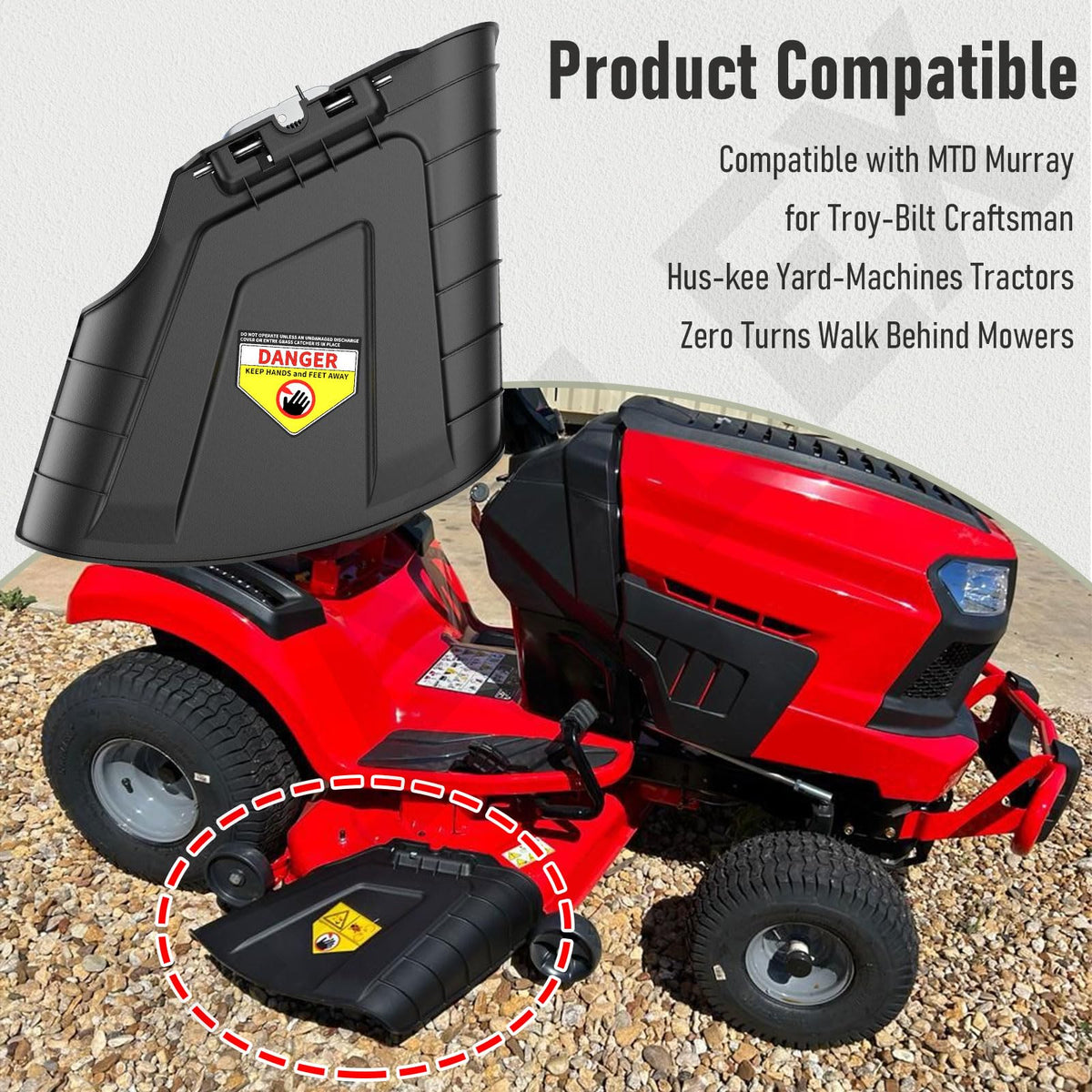 Leaflex chute assembly with rod and spring included highlights complete kit.