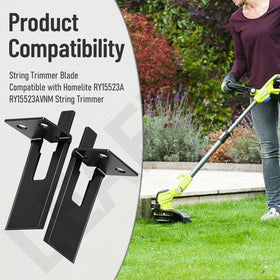 LeafFlex blade compatibility with Homelite, Ridgid, Ryobi trimmers for versatile tasks