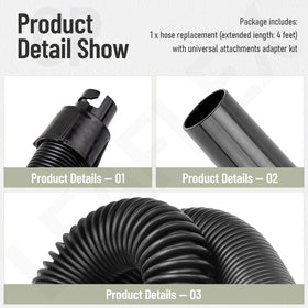 LEAFLEX hose compatible with BB850–BB1200 series enabling broader reach.