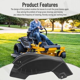 LeafFlex close-loop design promotes chip circulation for neater mowing