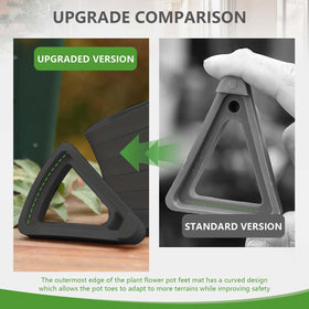 LeafLassie PP material feet are durable for long outdoor use.