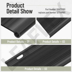 Leaflex 16-inch rear guard flap provides targeted coverage