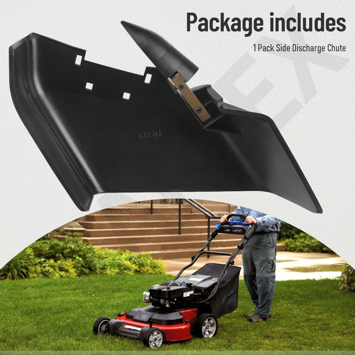Leaflex front-view image demonstrates clean edge and smooth airflow channel.