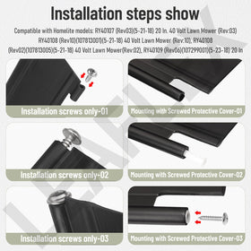 Leaflex compatible Ryobi guard for RY40107 and RY40108 models