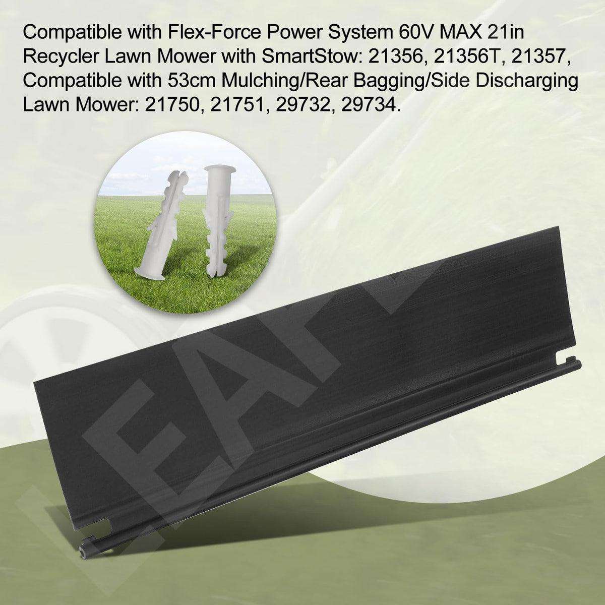 Leaflex shield made with durable materials for outdoor use and long life.