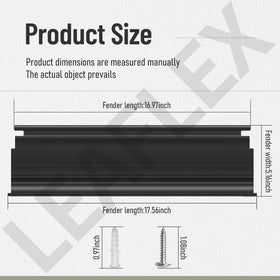 Leaflex Trailing Shield side view enables debris protection on Toro mowers.