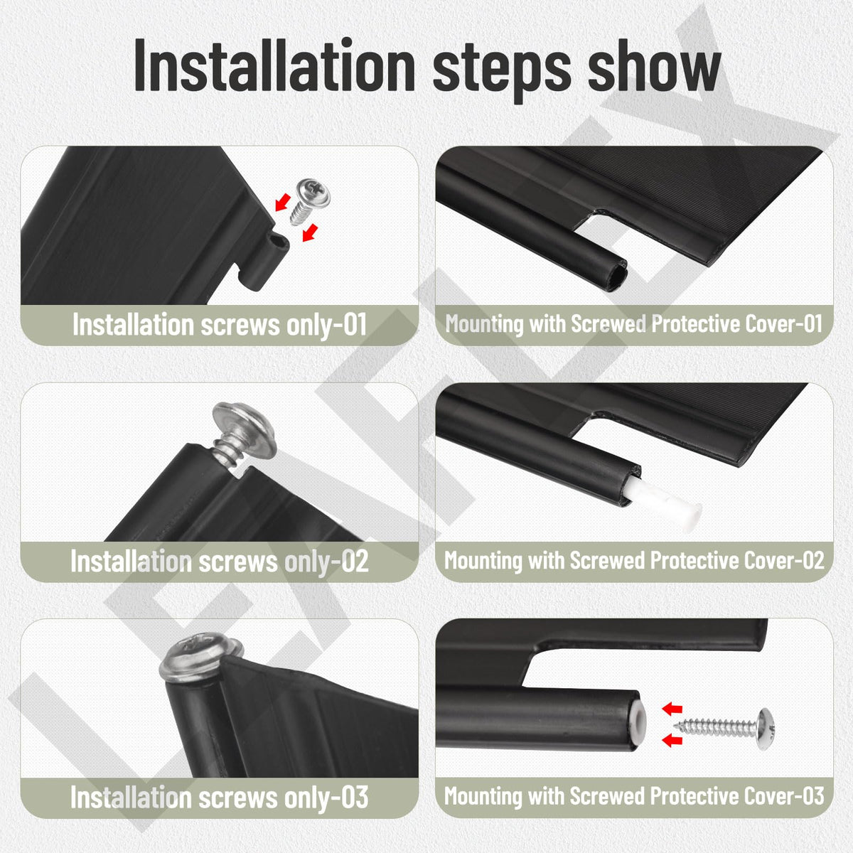 Leaflex Trailing Shield for Toro models 20330-20339 ensures compatible protection.