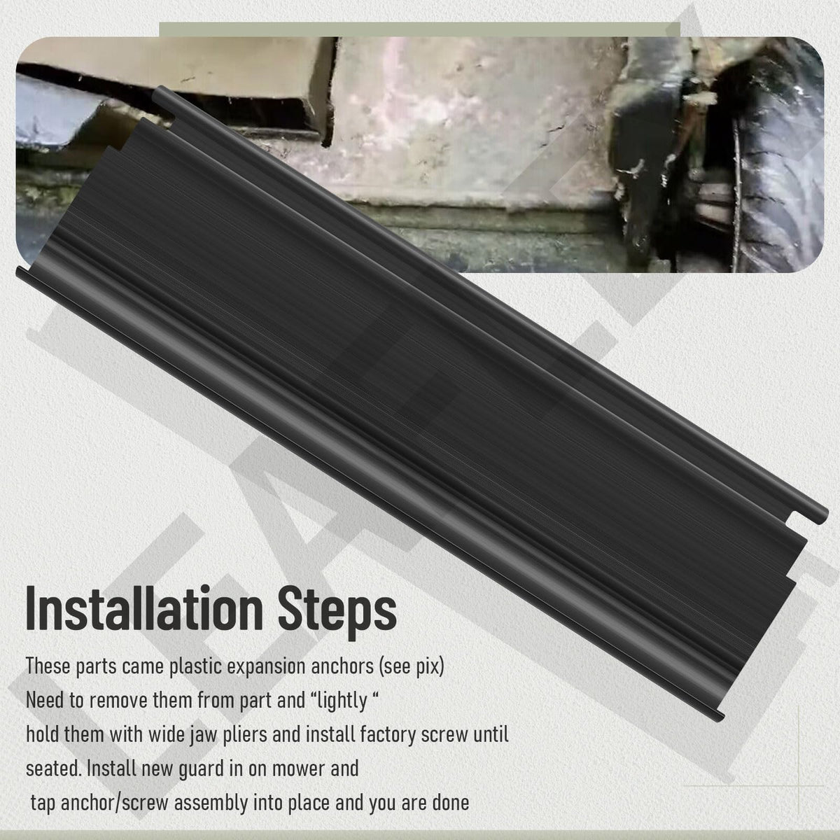 Leaflex Trailing Shield replacement for 144-6431 part.