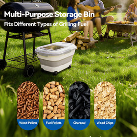 Leafory includes scoop and cork traceless stickers for labeling.