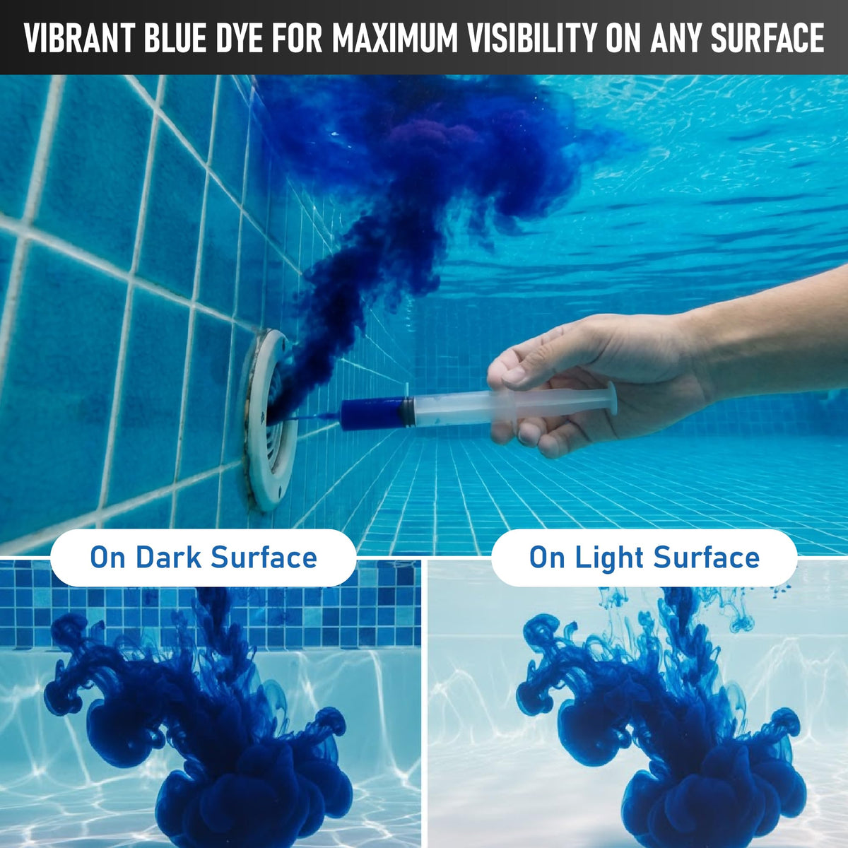 Leak Oracle spill-free lid keeps dye loading neat and mess-free during testing.