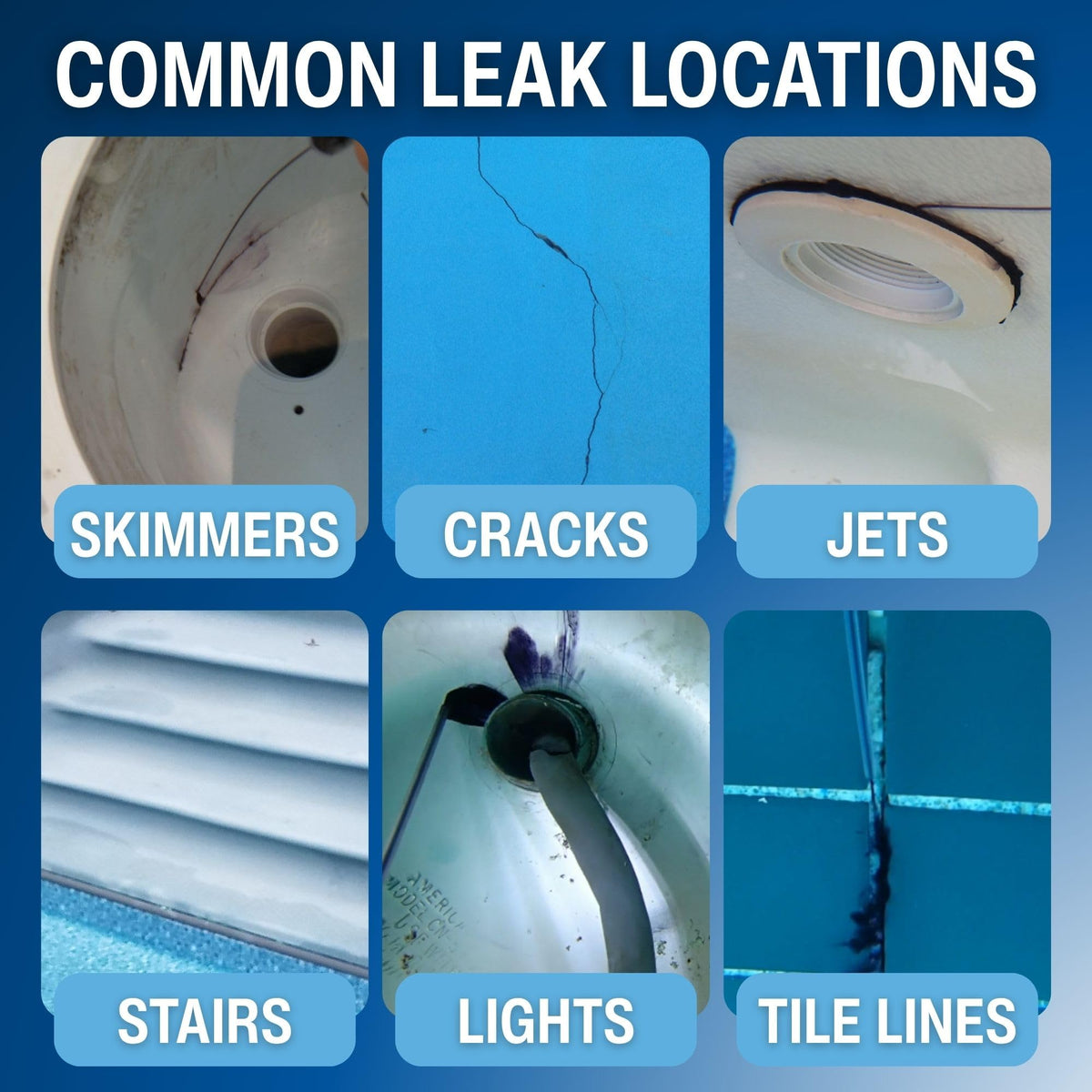 Leakmaster 8 oz refill bottle provides up to 40 uses for ongoing testing