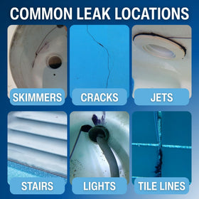 Leakmaster 8 oz refill bottle provides up to 40 uses for ongoing testing