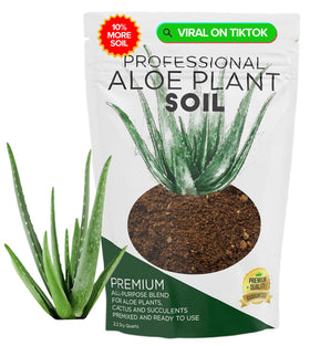 Leaves and Soul aloe-repotting bag-open – easy-to-use mix for quick potting sessions.