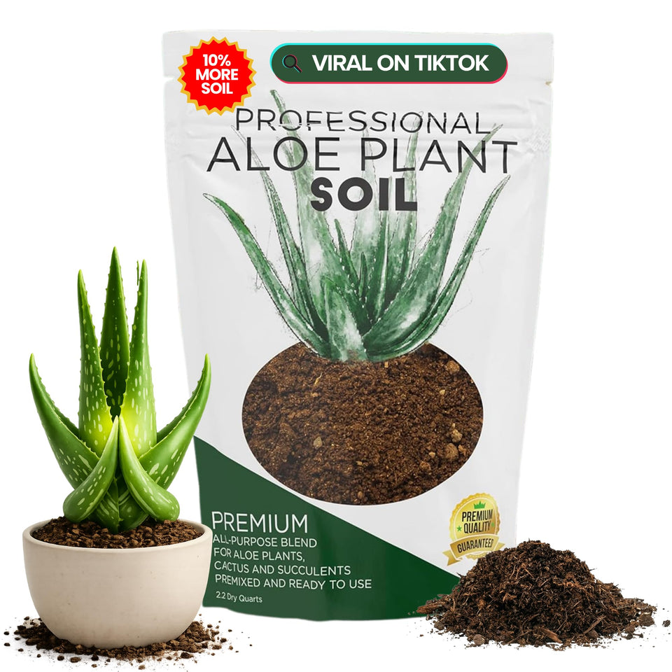 Leaves and Soul Aloe Soil Mix bag – ready-to-use formula promotes healthy root growth.