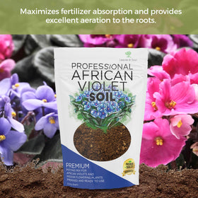 Leaves and Soul soil mix improves drainage and aeration for roots