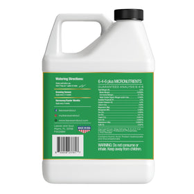 Leaves and Soul liquid application demonstrates quick root feeding for rapid uptake