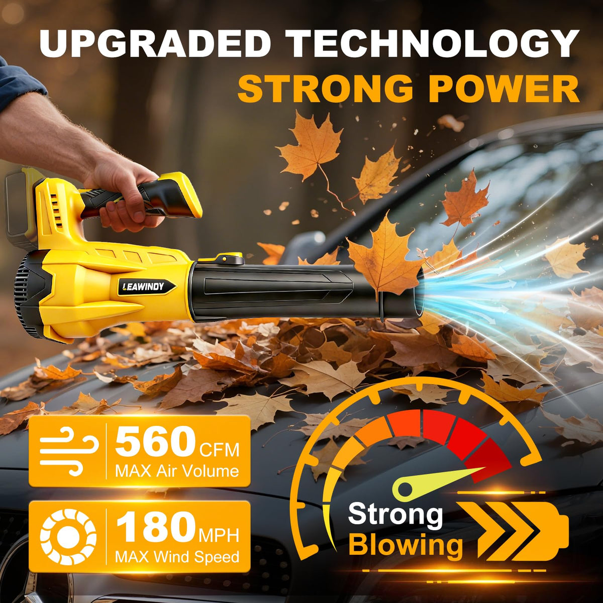 LEAWINDY six-speed control enables tailored cleaning for every task