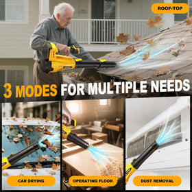 LEAWINDY ideal for patios, driveways, and yards with portable cordless operation