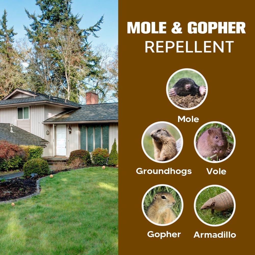 LEBMP protects up to 120 sq ft, ideal for lawns and garden beds.