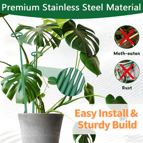 LECAMEBOR tool-free installation with sharp tip makes soil insertion easy