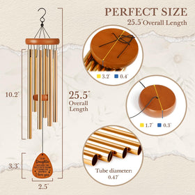 Leebbsin chime is weather resistant for long-lasting garden or patio décor.