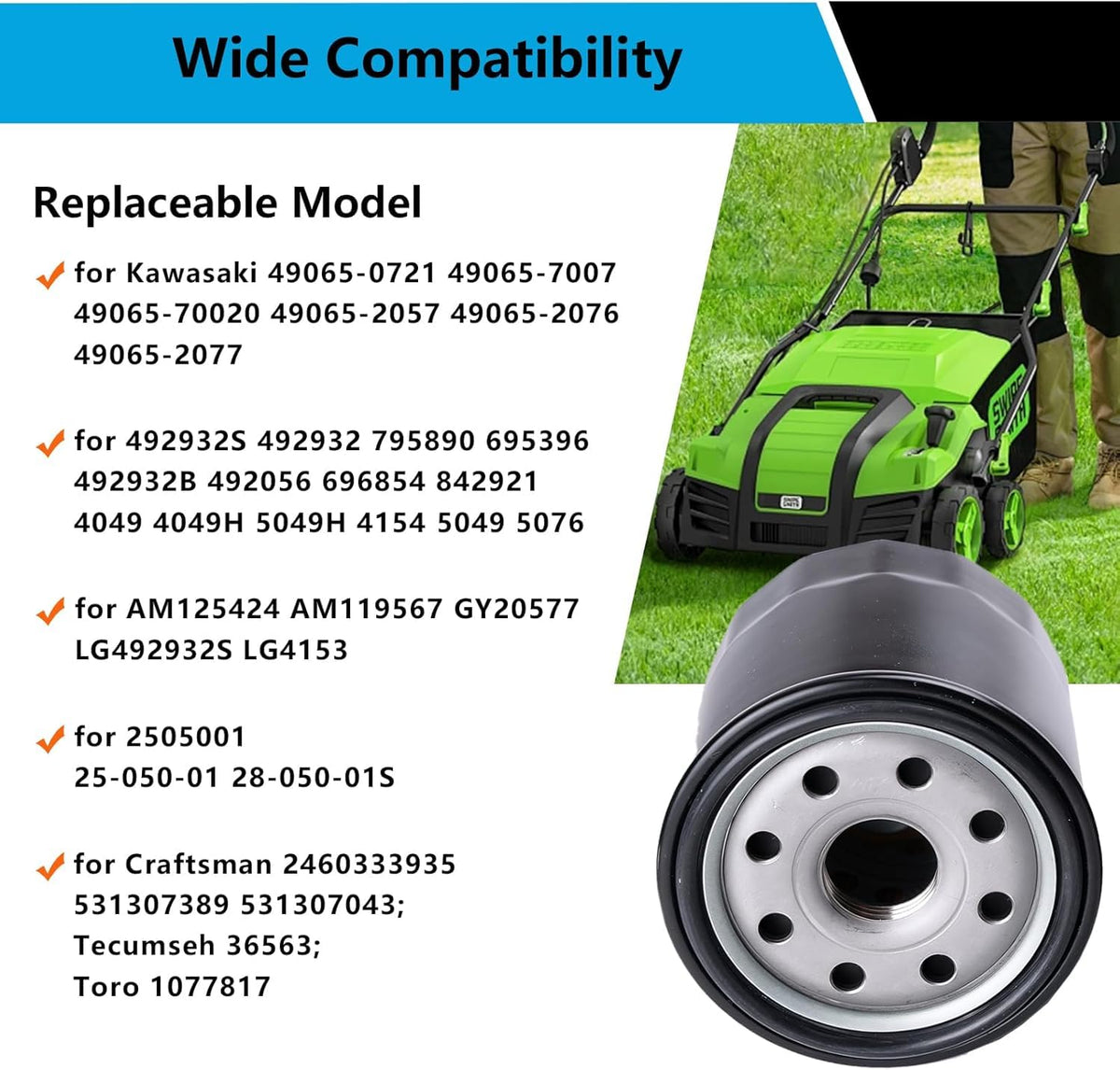 Leefacai OEM replacement 52114 for broad compatibility