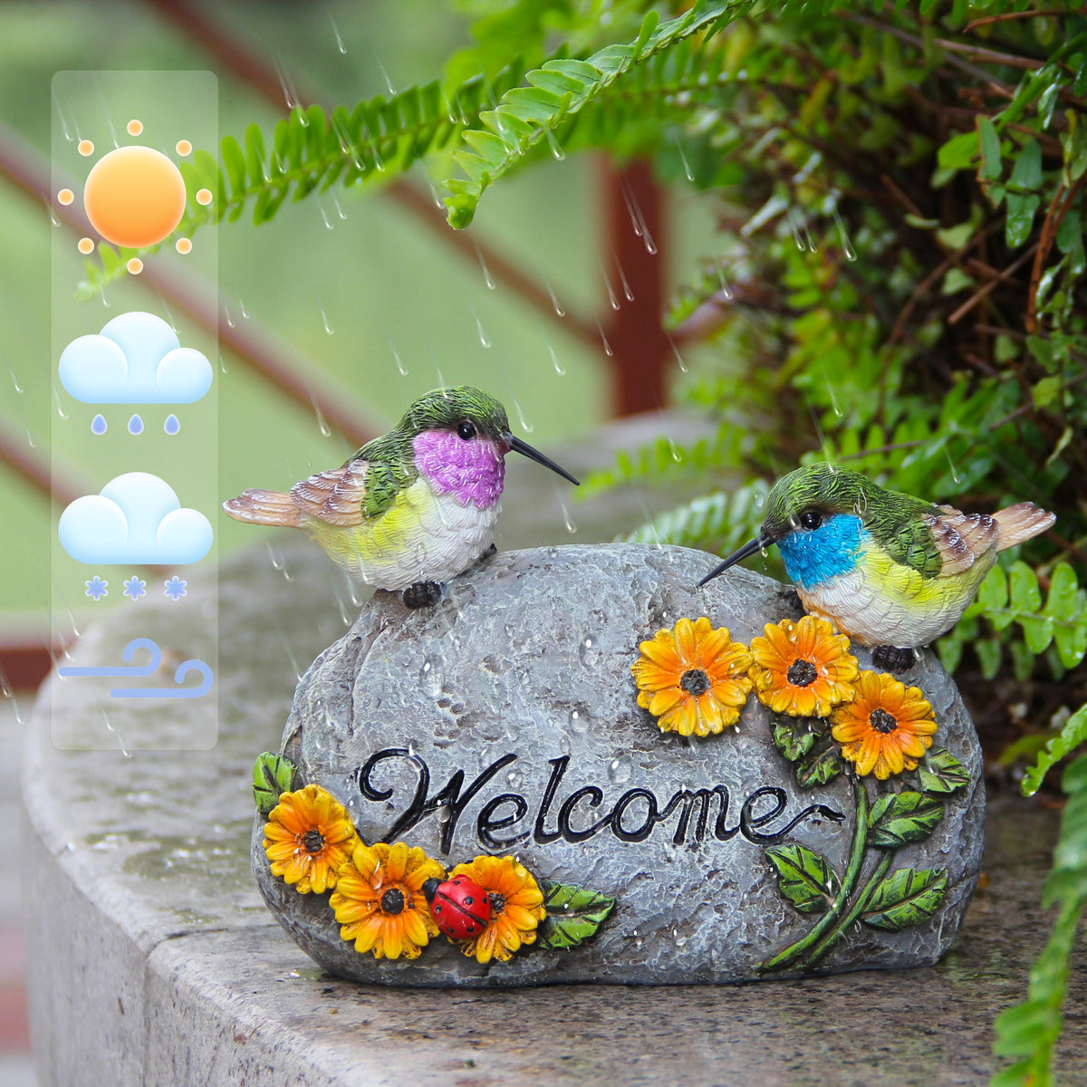 Leekung bird figurines outdoor decor brighten yards with whimsy