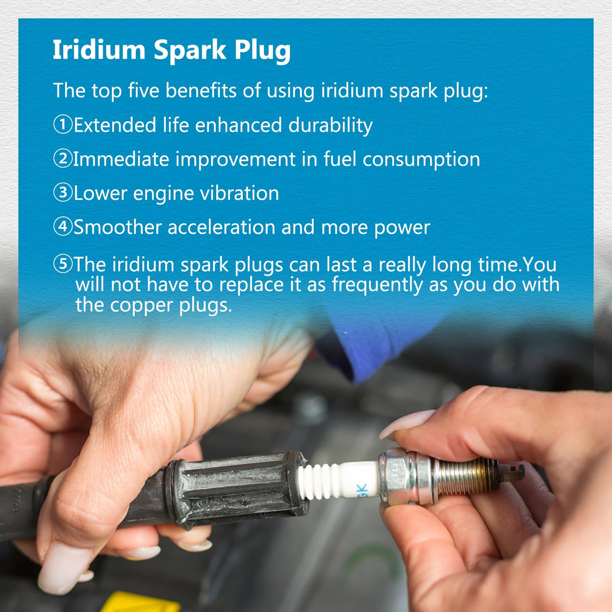 LEFITPA BPR4ES plug design with durable construction for long-season use