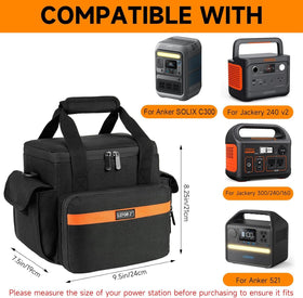 LEFOR-Z carrying case material highlights tearproof, waterproof fabric for gear protection.